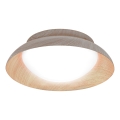 Osram - Plafonnier ORBIS MILAN 2xE27/10W/230V diamètre 30,5 cm, décor bois
