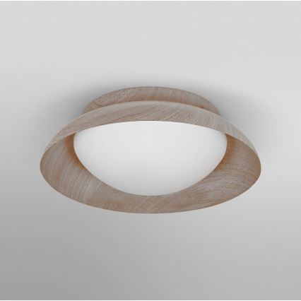 Osram - Plafonnier ORBIS MILAN 2xE27/10W/230V diamètre 30,5 cm, décor bois
