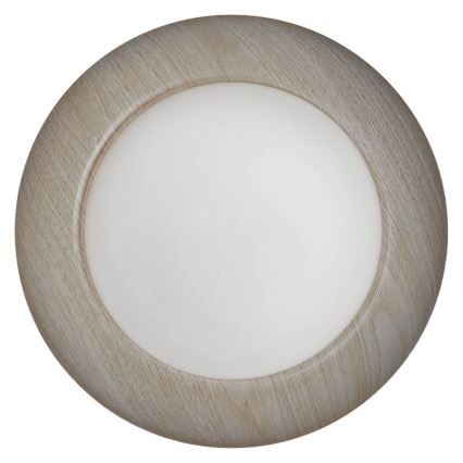 Osram - Plafonnier ORBIS MILAN 2xE27/10W/230V diamètre 30,5 cm, décor bois
