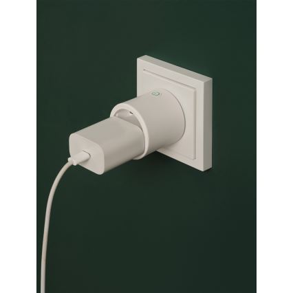 Osram - Prise connectée SMART+ MATTER SCHUKO 2300W/230V/10A Wi-Fi blanche