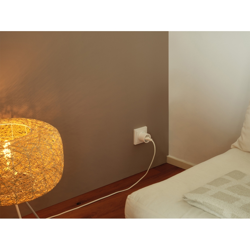 Osram - Prise connectée SMART+ MATTER SCHUKO 2300W/230V/10A Wi-Fi blanche