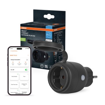 Osram - Prise extérieure intelligente SMART+ MATTER SCHUKO 3680W/230V/16A IP44 Wi‑Fi