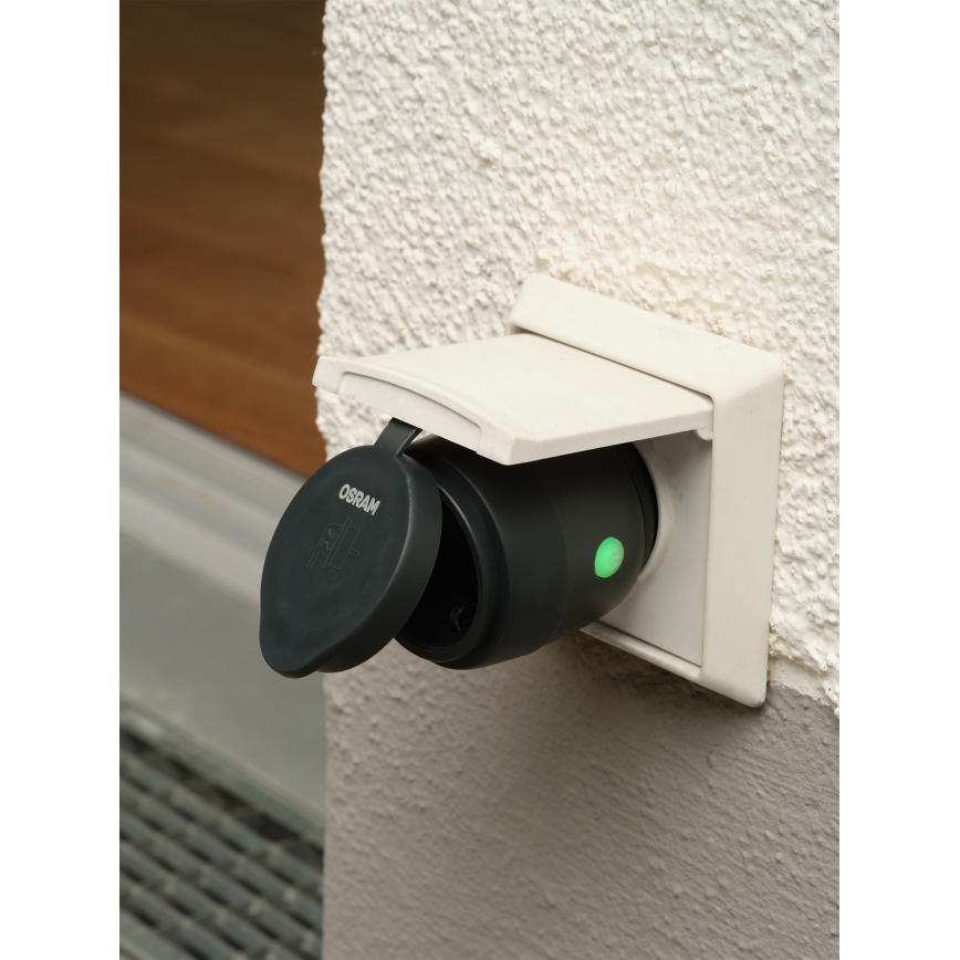 Osram - Prise extérieure intelligente SMART+ MATTER SCHUKO 3680W/230V/16A IP44 Wi‑Fi
