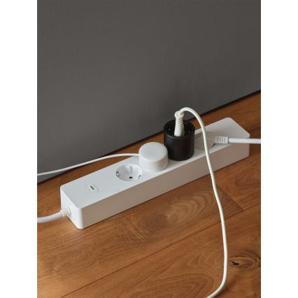 Osram - Prise intelligente SMART+ MATTER Schuko 2300W/230V/10A Wi-Fi noire