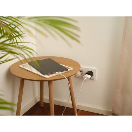 Osram - Prise intelligente SMART+ MATTER Schuko 2300W/230V/10A Wi-Fi noire