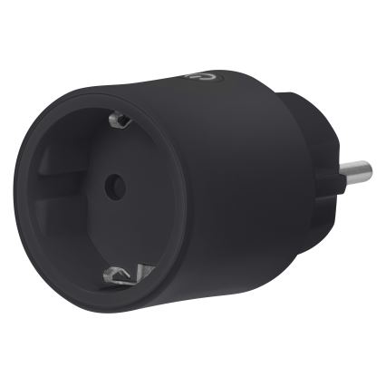 Osram - Prise intelligente SMART+ MATTER Schuko 2300W/230V/10A Wi-Fi noire