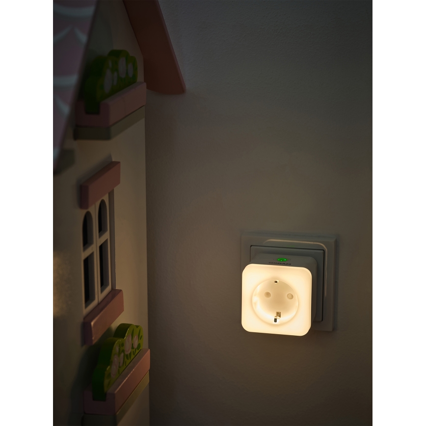 Osram - Prise SCHUKO dimmable à LED avec veilleuse SMART+ NIGHTLIGHT 3680 W/230 V Wi‑Fi