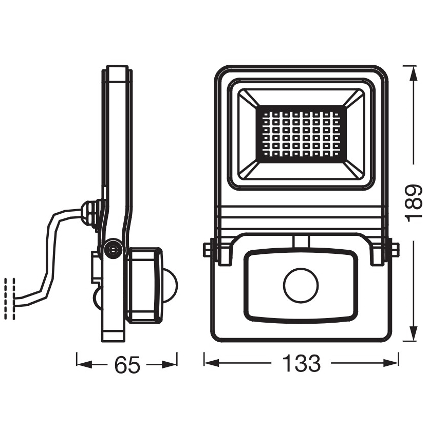 Osram - Projecteur LED avec détecteur de mouvement ENDURA LED/30W/230V 3000K IP44