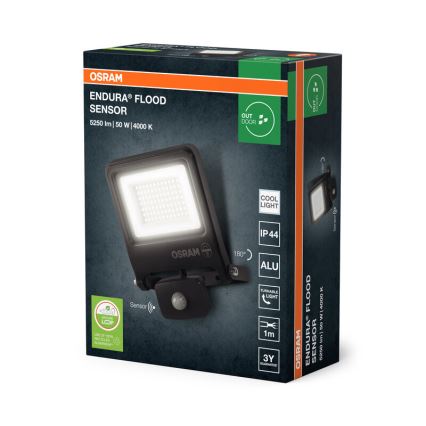 Osram - projecteur LED avec détecteur ENDURA LED/50W/230V 4000K IP44