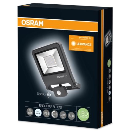 Osram - Projecteur LED avec détecteur ENDURA LED/50W/230V IP44
