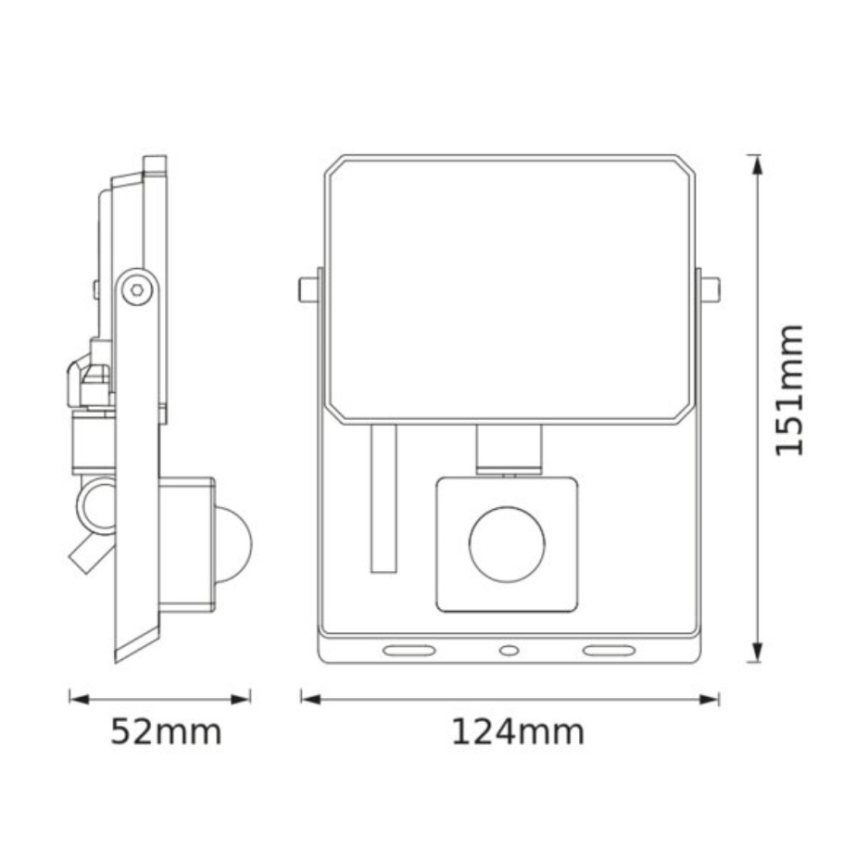 Osram - Projecteur LED avec détecteur FLOODLIGHT LED/20W/230V 6500K IP65