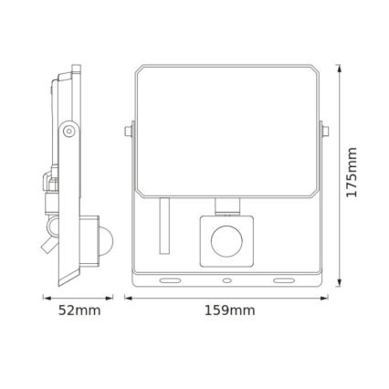 Osram - Projecteur LED avec détecteur FLOODLIGHT LED/30W/230V 3000K IP65