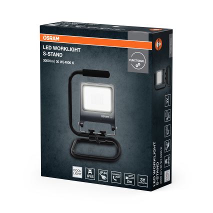 Osram - Projecteur LED avec support S-STAND LED/30W/230V 4000K IP65 anthracite