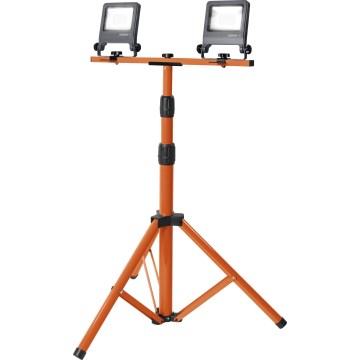 Osram - Projecteur LED avec support TRIPOD 2xLED/20W/230V 4000K IP65 orange/anthracite