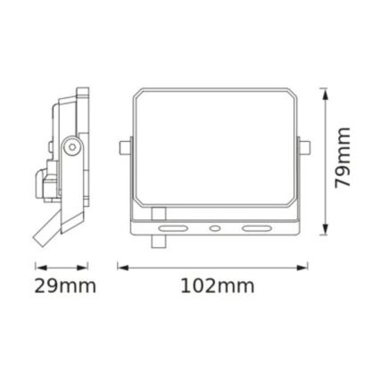 Osram - Projecteur LED d'extérieur 10W/230V 4000K IP65