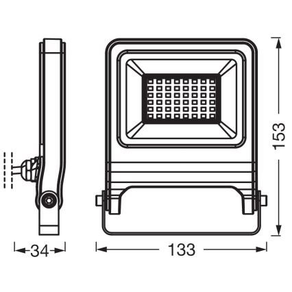 Osram - Projecteur LED ENDURA LED/30W/230V 4000K IP65