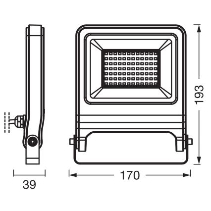 Osram - Projecteur LED ENDURA LED/50W/230V 4000K IP65