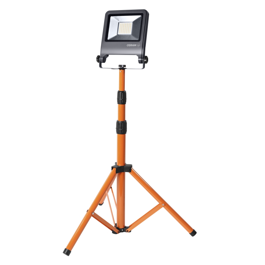 Osram - Projecteur LED sur trépied TRIPOD, 50 W, 230 V, 4000 K, IP65, orange