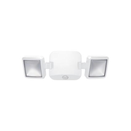 Osram - Projecteur mural d'extérieur à LED avec détecteur BATTERY 2xLED/5W/4xD IP54