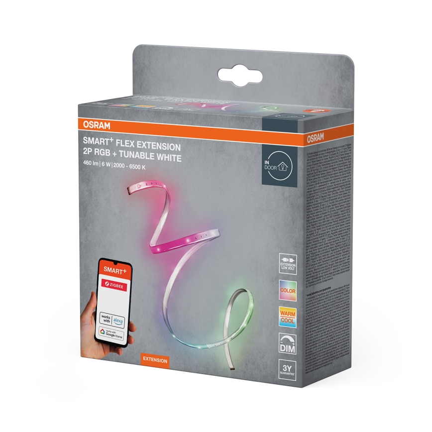 Osram - Ruban LED d'extension dimmable RGB+TW SMART+ FLEX 1,2m LED/6W/12V