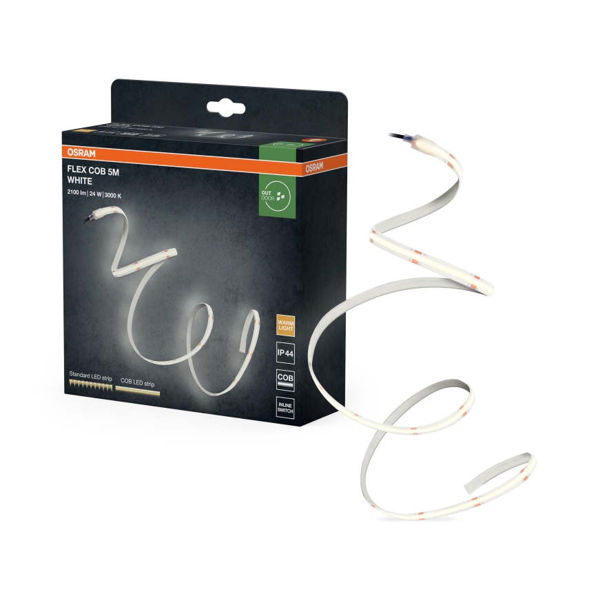 Osram - Ruban LED d'extérieur FLEX COB 5m LED/24W/230V IP44