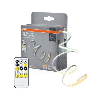 Osram - Ruban LED dimmable FLEX COB 1,5m LED/13W/230V 2700-6500K + télécommande