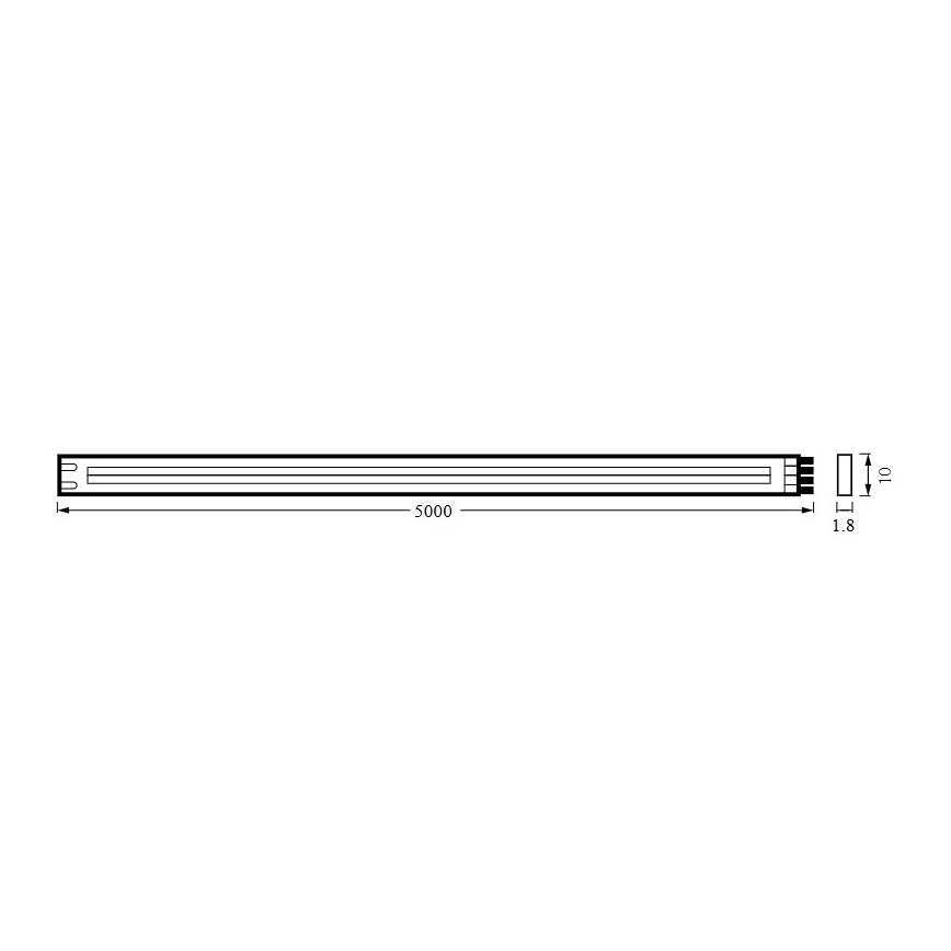 Osram - Ruban LED dimmable FLEX COB 5m LED/35W/230V 2700-6500K + télécommande