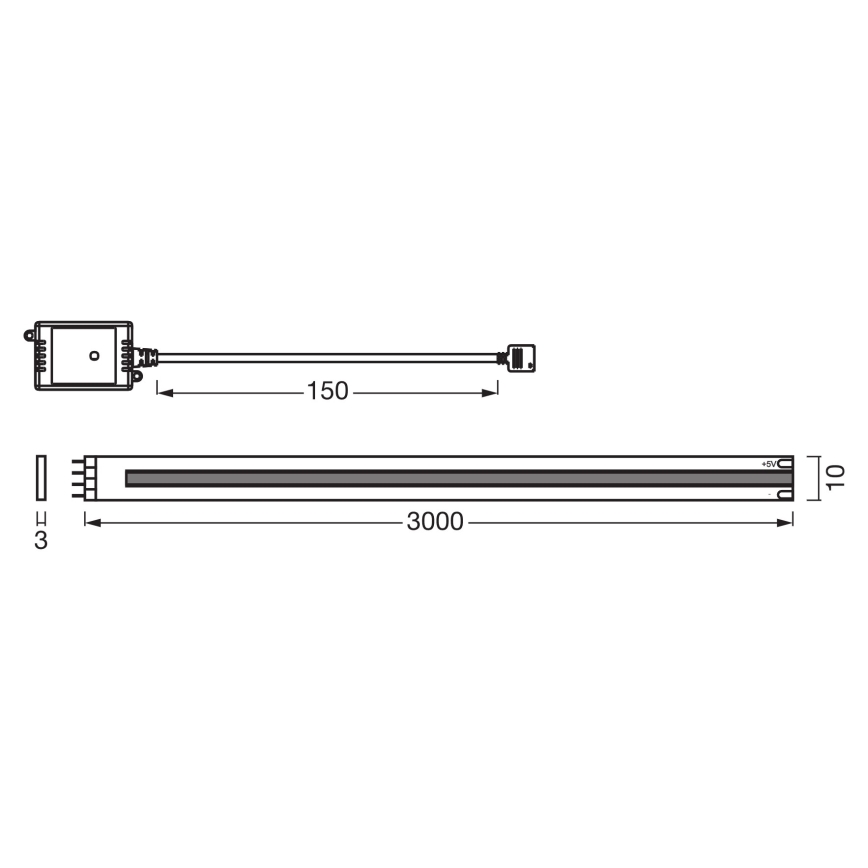 Osram - Ruban LED dimmable SMART+ COB 3m LED/14W/230V 2700-6500K Wi-Fi