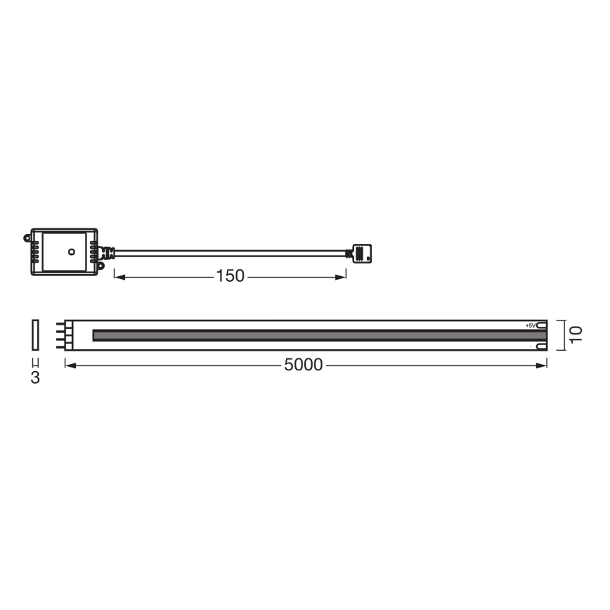 Osram - Ruban LED dimmable SMART+ COB 5m LED/18W/230V 2700-6500K Wi-Fi
