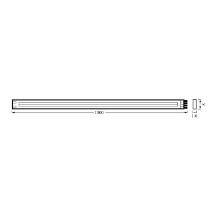 Osram - Ruban LED FLEX COB 1,5m LED/7,5W/230V