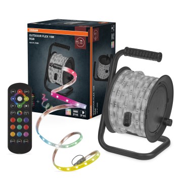 Osram - Ruban LED RGB d'extérieur dimmable FLEX 15m LED/100W/230V IP65 + télécommande