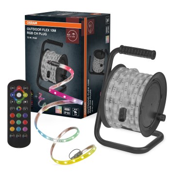Osram - Ruban LED RGB dimmable d'extérieur FLEX 10m LED/70W/230V IP65 + télécommande