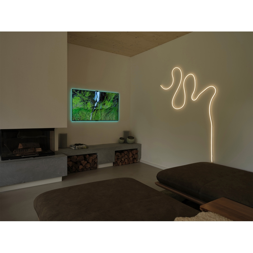 Osram - Ruban LED RGB dimmable pour extérieur SMART+ MAGIC 5 m, 24 W, 230 V, IP44, Wi‑Fi + télécommande