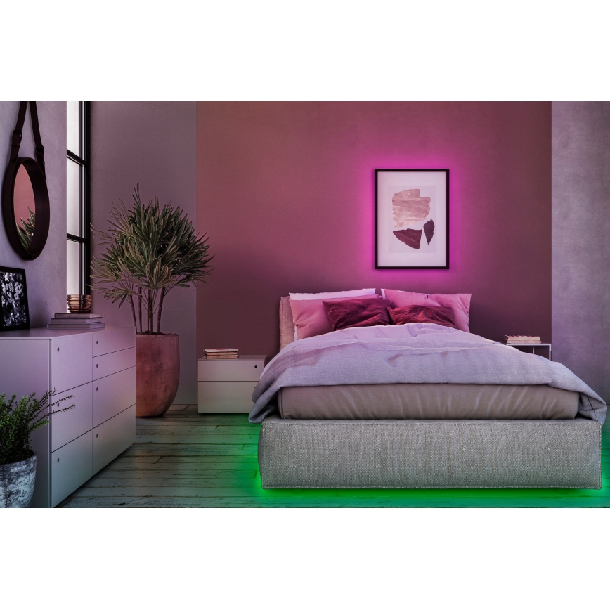 Osram - Ruban LED RGB dimmable FLEX BATTERY 5m LED/5W/4xAA + télécommande
