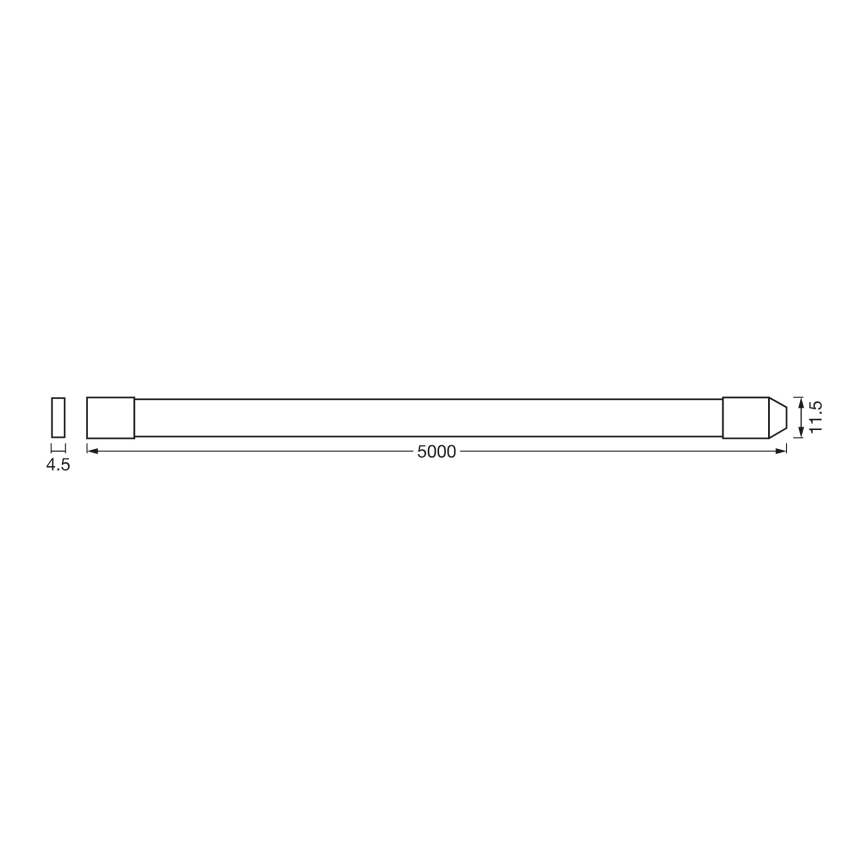 Osram - Ruban LED RGBW d'extérieur dimmable SMART+ FLEX 5m LED/14,5W/230V 2700-6500K IP44 Wi-Fi