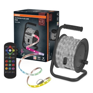 Osram - ruban LED RGB dimmable pour l'extérieur FLEX 20 m LED/135W/230V IP65 + télécommande