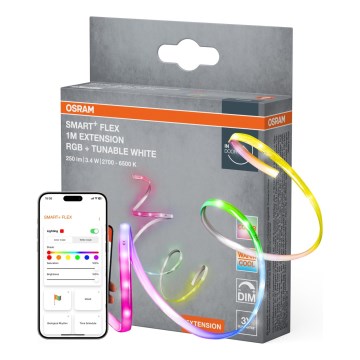 Osram - Ruban LED RGB+TW dimmable SMART+ FLEX 1 m LED/3,4 W/230 V 2700-6500 K Wi-Fi