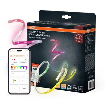 Osram - Ruban LED RGBW d'extérieur dimmable SMART+ FLEX 5m LED/14,5W/230V 2700-6500K IP44 Wi-Fi
