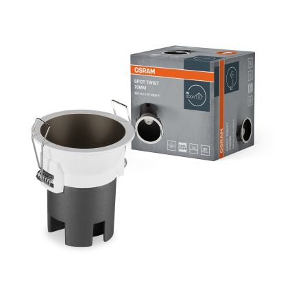 Osram - Spot encastré SPOT TWIST LED/5W/230V 4000K Ø 7 cm blanc/noir