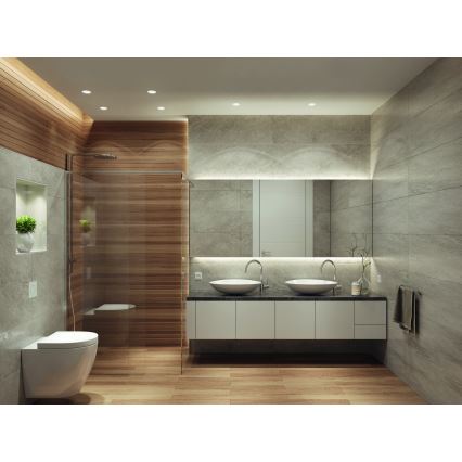 Osram - Spot LED encastré pour salle de bains SPOT 1xGU10/4,3W/230V 2700K IRC 90 Ø 8,5 cm IP65 blanc