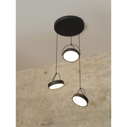 Osram - Suspension LED sur câble DECOR PUCK 3xLED/12W/230V CRI 90 noir