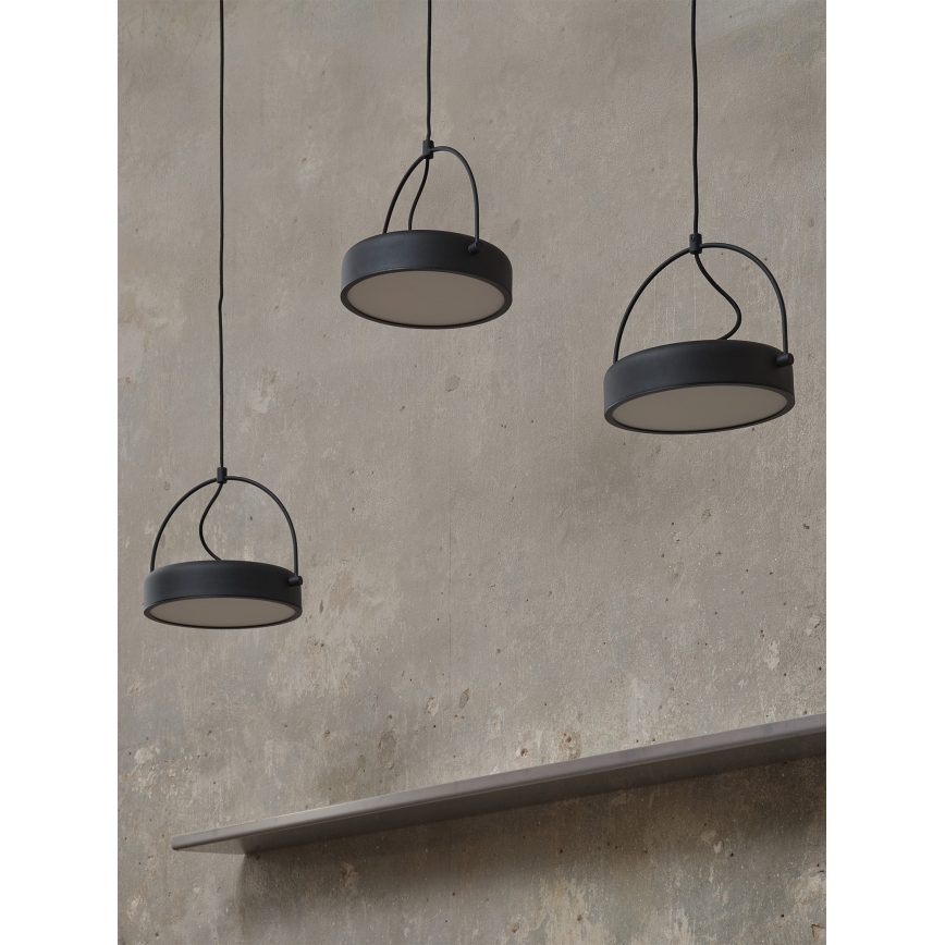 Osram - Suspension LED sur câble DECOR PUCK 3xLED/12W/230V noire