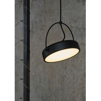 Osram - Suspension LED sur câble DECOR PUCK LED/12W/230V IRC 90 noire