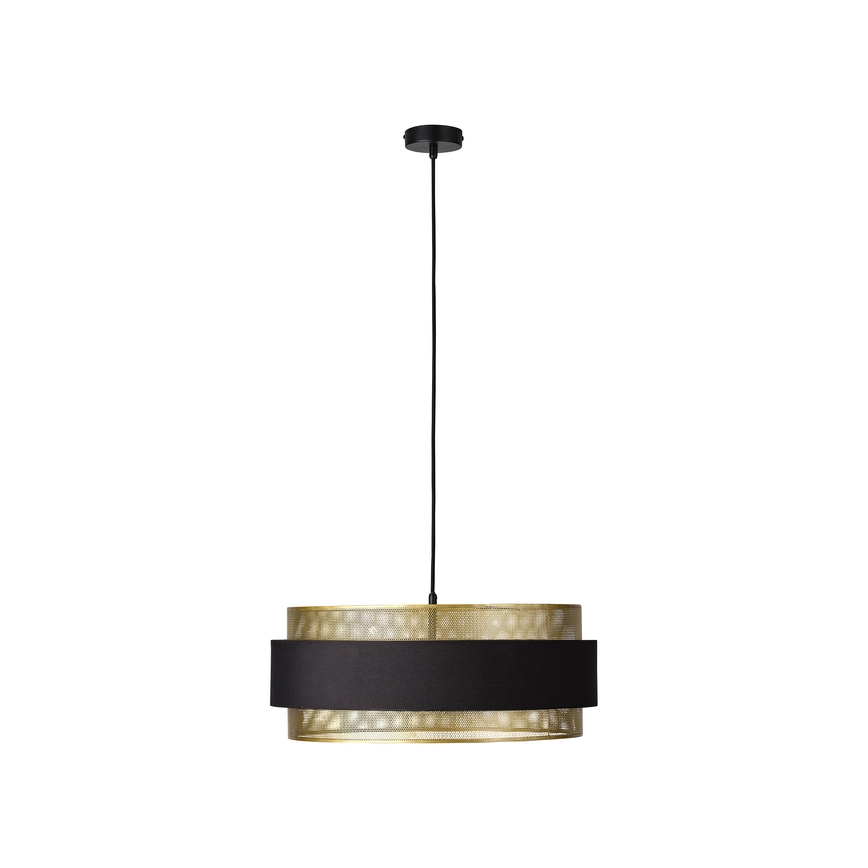 Osram - Suspension sur câble DECOR HORNET 3xE27/10W/230V Ø 50 cm noir/doré