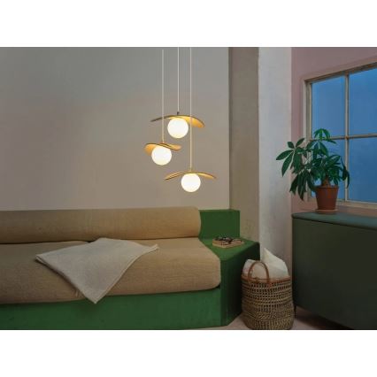 Osram - Suspension sur câble DECOR PEARL 3xG9/5W/230V beige