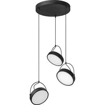 Osram - Suspension sur câble DECOR PUCK 3xLED/12W/230V noire