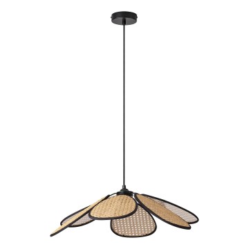 Osram - Suspension sur câble DECOR RATTAN 1xE27/15W/230V Ø 58 cm beige/noir