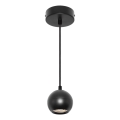 Osram - Suspension sur câble SPOT SPHERAL 1xGU10/6W/230V noire