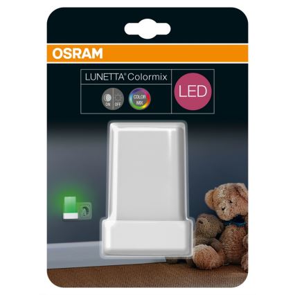 Osram - Veilleuse avec détecteur LUNETTA LED/0,28W/230V