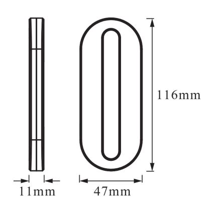 Osram - Lampe d'orientation LED avec détecteur de mouvement MOBILE LED/0,5W/3,7V 330 mAh CRI 90 blanche